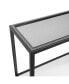 Фото #3 товара Ellis 60" Glass and Metal Console Table