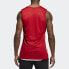 Фото #5 товара adidas 针织两面穿透气篮球背心 男款 红色 / Трендовая спортивная жилетка Adidas DY6595