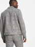 Фото #5 товара ASOS DESIGN smart co-ord trucker jacket in grey check