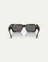 Фото #4 товара Versace ve4459 rectangle sunglasses in tortoise with grey lens in dark brown