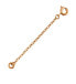 Фото #1 товара Bronze extension chain (adjusta)