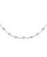 Фото #2 товара Traditional Dainty .925 Sterling Silver Petite 3,MM Round Bead Station Ball Necklace For Women Teens Shinny Polished Inch