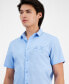 Фото #3 товара Men's Sun-Faded Logo Shirt, Created for Macy's