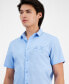 ფოტო #3 პროდუქტის Men's Sun-Faded Logo Shirt, Created for Macy's