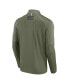 ფოტო #3 პროდუქტის Men's Olive Miami Hurricanes OHT Military-Inspired Appreciation Titan Raglan Quarter-Zip Jacket