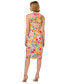 Фото #2 товара Women's Floral-Embroidered Column Dress