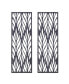 Фото #8 товара Florian Grey Laser Cut Wood 2-Piece Panel Wall Decor Set