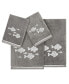 Textiles Turkish Cotton Figi Embellished Hand Towel Set, 2 Piece