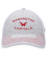 ფოტო #3 პროდუქტის Men's Heather Gray Distressed Washington Capitals Trucker Adjustable Hat