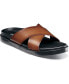 ფოტო #1 პროდუქტის Men's Montel Cross Strap Slide Sandal