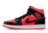 Фото #3 товара Кроссовки Nike Air Jordan 1 Mid Hot Punch Black (Красный, Черный)