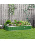 Фото #3 товара 69" x 36" Metal Raised Garden Bed, DIY Planter Box