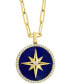 EFFY Lapis Lazuli and Diamond (1/4 ct.t.w.) Pendant in 14k Gold