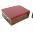 Фото #2 товара Шкатулка DKD Home Decor Металл Стеклянный Красный Позолоченный Деревянный MDF 25 x 18 x 10 cm (2 штук)