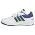 ADIDAS Hoops Lifestyle Hook&Loop trainers Ftwr White / Collegiate Green / Lucid Blue, 30.5 - фото #4