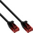 Фото #2 товара InLine Slim Patch cable - U/UTP - Cat.6 - black - 3m