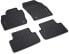 Volkswagen 2GM06150082V Premium Rubber Floor Mats Rubber Mats All Weather Mats Black with T-Cross Lettering