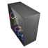 Sharkoon Pure Steel RGB - Midi Tower - PC - Black - ATX - CEB - EATX - EEB - micro ATX - Mini-ITX - Steel - Tempered glass - Multi