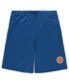 ფოტო #4 პროდუქტის Men's Orange, Blue New York Knicks Big and Tall T-shirt and Shorts Sleep Set