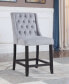 Фото #4 товара Newport Upholstered Bar Chairs with Tufted Back, Set of 2