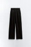 Washed interlock trousers