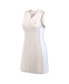 ფოტო #3 პროდუქტის Women's Cream Dallas Cowboys Studio Boost Athletic Half-Zip Dress