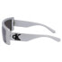 Очки Calvin Klein Jeans CKJ23655S Sunglasses Серебристый, Silver/CAT3 - фото #5