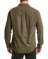 Frame Denim Double Pocket Micro Cord Shirt Men's Green Xs