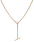 ფოტო #1 პროდუქტის Gold-Tone Crystal 36" Toggle Lariat Necklace