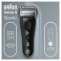 Braun Series 8 81747473 - Foil shaver - Black - LED - Battery - Lithium-Ion (Li-Ion) - Built-in battery