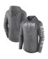 Фото #2 товара Men's Heather Charcoal Las Vegas Raiders Pill Stack Long Sleeve Hoodie T-shirt