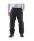 Фото #1 товара Men's Warm Water-Resistant Softshell Pants with Micro-Fleece Lining