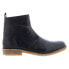 Фото #2 товара Fly London Riky RIKY039FLY-001 Mens Black Leather Slip On Casual Dress Boots