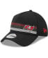 Men's Black Tampa Bay Buccaneers Flawless Stripe 39THIRTY Flex Hat