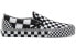 Фото #3 товара Кроссовки Vans Slip-On All Over Checkerboard Classic черно-белые