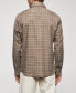 Фото #3 товара Men's Check Flannel Cotton Shirt