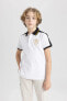 Erkek Çocuk Pike Kısa Kollu Polo Tişört C1591A824SM