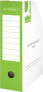 Фото #1 товара Канцелярский товар для школы Q-Connect Папка для документов, картон, открытая, А4/80мм, зеленая