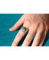 ფოტო #2 პროდუქტის Seraphinite Gemstone Iconic Sterling Silver Men Signet Ring