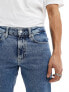 Фото #7 товара Calvin Klein Jeans slim taper jeans in light wash