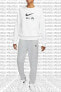 Фото #2 товара Air French Terry Crew Sweatshirt Loose Fit Bol Kesim Beyaz Sweatshirt Beyaz