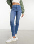 Фото #5 товара ASOS DESIGN mid rise skinny jean in mid blue