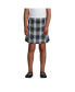 Фото #3 товара Big Girls School Uniform Slim Side Pleat Plaid Skort Above the Knee