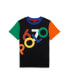 Фото #1 товара Футболка для малышей Polo Ralph Lauren с логотипом, выполненная в цветовой гамме Рубашки из хлопкового джерси