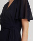 ფოტო #3 პროდუქტის Women's Belted Georgette Dress