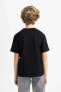 Erkek Çocuk T-shirt K1687a6/bk81 Black