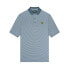 Поло с коротким рукавом Lyle & Scott Microstripe Iron Blue / C.Blue, L - фото #1