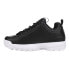 Fila Disruptor Ii Premium Lace Up Womens Black Sneakers Casual Shoes 5XM02305-0