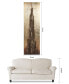Stratified Metallic Handed Painted Rugged Wooden Wall Art, 72" x 22" x 2.8"