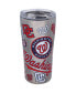Washington Nationals 20 Oz All Over Stainless Steel Tumbler with Slider Lid